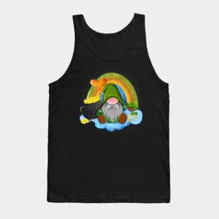 St. Patricks day Gnome Tank Top